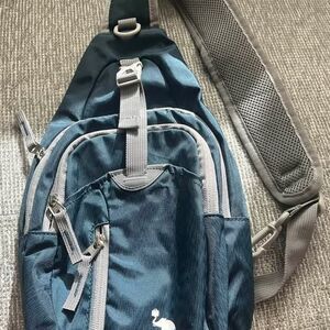 Oiwas Sling Bag Blue with tons of pockets
